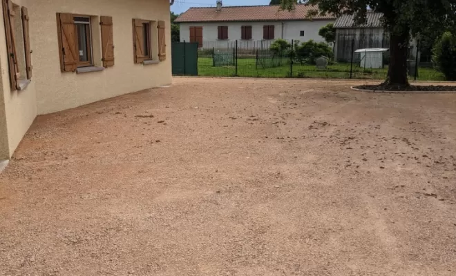 Réfections d'une cours sur la commune de saint André de bagé , Mâcon, ALEX TERRASSE